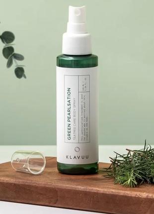 Мист для тела с салициловой кислотой klavuu green pearlsation teatree care body spray1 фото