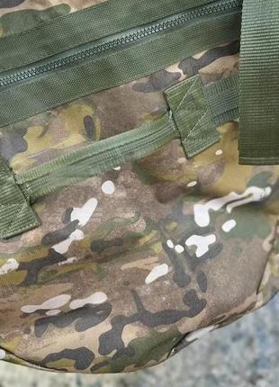 Сумка-рюкзак военная непромокаемая мультикам, 110 л7 фото