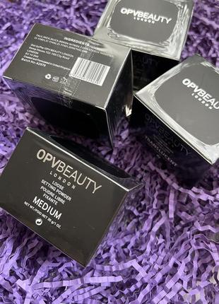 Люкс! финишная пудра opv beauty setting powder – translucent, medium