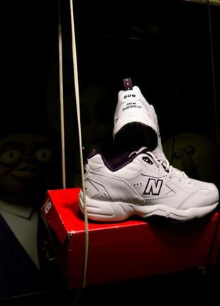 new balance 608 white chunky trainers