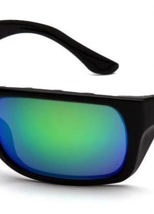 Окуляри поляризаційні захисні venture gear vallejo polarized (green mirror), дзеркальні синьо-зелені