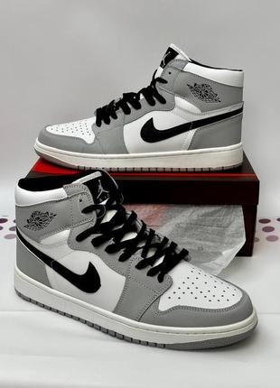 Кросівки nike air jordan 1 og (gray)5 фото