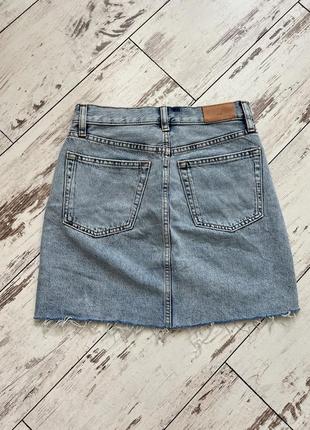 Джинсова спідниця юбка mango authentic denim2 фото