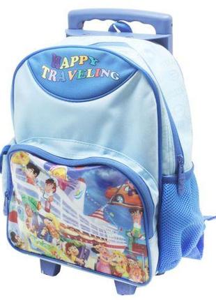Детский рюкзак "happy travelin", голубой