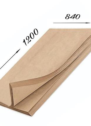 Крафтовая бумага для упаковки ютэк  в листах формата а0 (840*1200 мм), плотность 90 г/м2, 100 листов в упак.2 фото