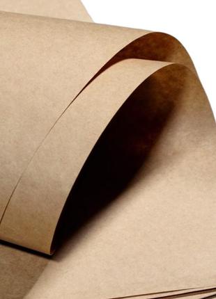Бумага крафтовая в листах, формата а1 (600*840мм), плотность 90 г/м2, 100 листов в упаковке4 фото