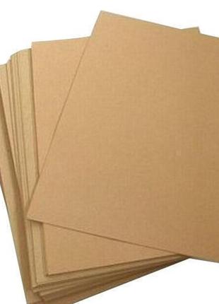 Крафтовий папір для пакування ютек у аркушах, формат а3 (297*420мм), щільність 90 г/м2, пакування 250 аркушів1 фото