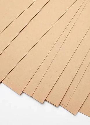 Крафтовая бумага для упаковки ютэк в листах формата а3 (297*420мм), плотность 90 г/м2, упаковка 250 листов3 фото
