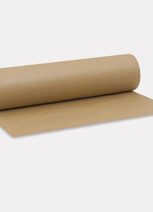 Крафтовая бумага в рулонах.плотность 90 г/м2. ширина рулона 84 см 50 м1 фото
