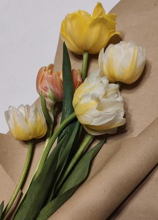 Крафтовая бумага для упаковки цветов в рулонах 0.84*50 м, плотность 90 г/м29 фото