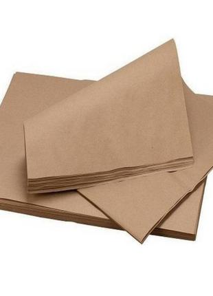 Бумага крафтовая упаковочная в листах а1 (600*840мм), плотность 90 г/м2, упаковка 100 листов8 фото
