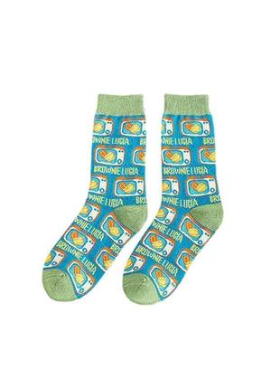 Шкарпетки з принтом демісезонні 36-39 мікрохвильовка2 фото