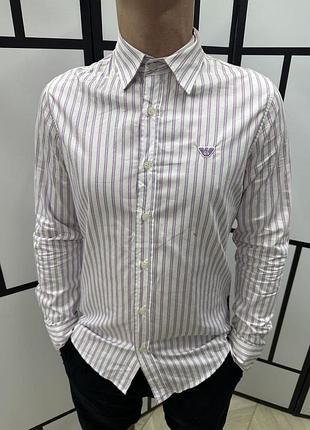 Чоловічі сорочки з довгим рукавом armani