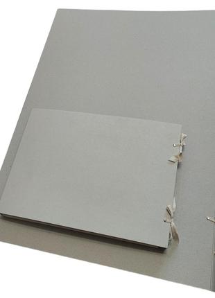 Картонна папка 594*420 мм без титульної сторінки на зав'язках, корінець 40 мм2 фото