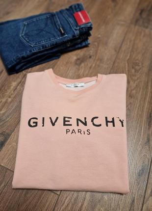 Свитшот розовый  givenchy оригинал2 фото