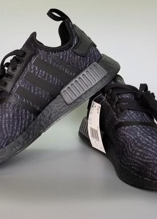 Кроссовки adidas nmd r1 reflective triple black boost g54154 оригинал5 фото