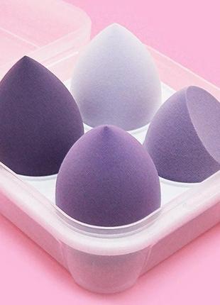 Набір спонжів для макіяжу 4 шт