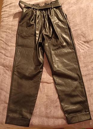 Брюки шкіряні " river island"