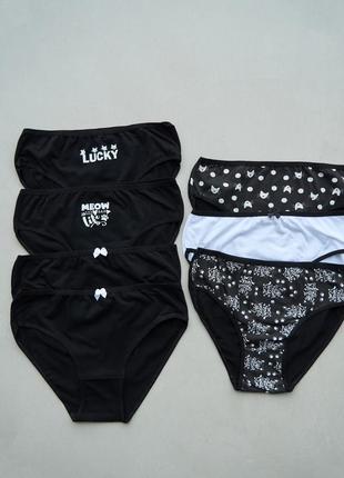 Набір жіночих трусиків тижневок батал - 7 шт. - 724121