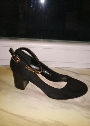 Туфлі l&amp;m жіночі чорні демісезонні 38 (37,5)2 фото