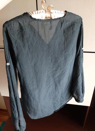Шелковая кофта блуза италия zebra3 фото