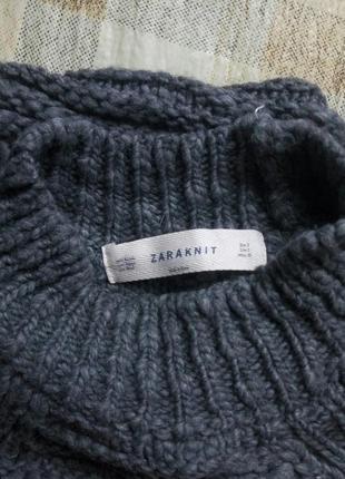 Классная туника платье zara knit s-м4 фото