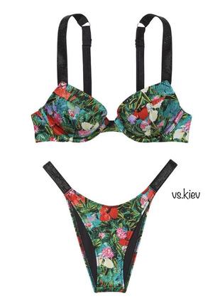 Купальник victoria’s secret оригинал push up 36b 80b виктория сикрет вс стразы vs1 фото