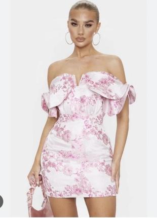 Нова святкова закадрова сукня сукня в стилі barbie prettylittlething