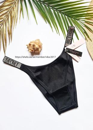 Плавки со стразами бразилианы victoria’s secret