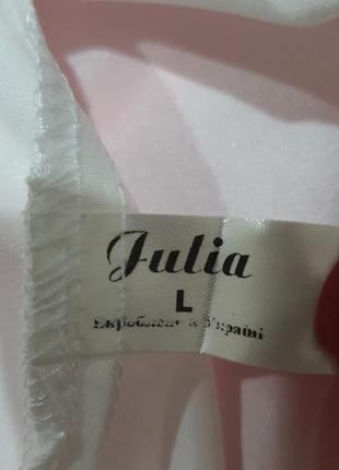 Атласна піжама, комплект шорти і майка, піжама "julia" , м-l9 фото