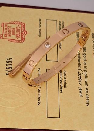 Брендовый браслет картье с отверткой cartier