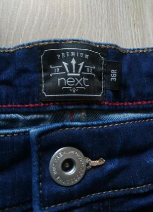 Джинсы next premium skinny fit размер 36r, новые с биркой9 фото