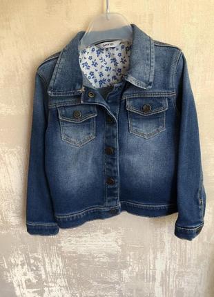 Джинсовка джинсовая куртка курточка 3-4 года  george4 фото