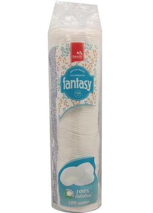 Ватні косметичні диски fantasy beauty, 100 шт (4820211922658)