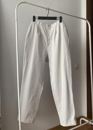 Прямые брюки, прямые коттоновые штаны1 фото