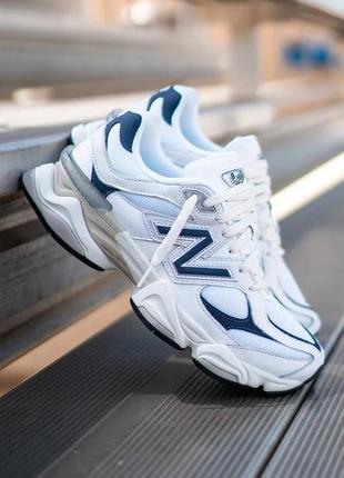 Кроссовки new balance 9060 white/navy