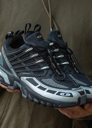 Чоловічі кросівки salomon acs pro advanced black silver 41-42-43-44