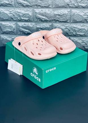 Crocs сало шлепанцы пудра розовые женские размеры 36-415 фото