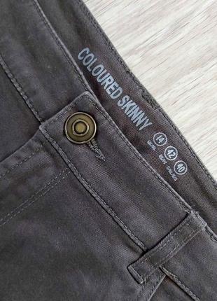 Оливковые джинсы ||  coloured skinny ||  размер м2 фото