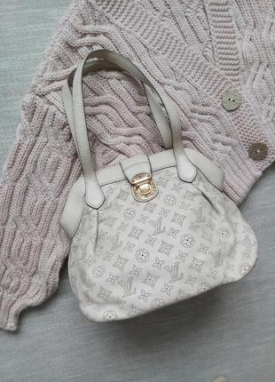 Кожаная сумка винтаж оригинал louis vuitton mahina cirrus mm