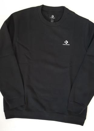 Оригінальний світшот converse unisex sweatshirt go-to embroidered star chevron2 фото