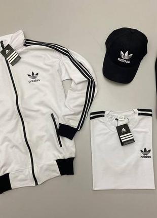 Мужской спортивный костюм чоловічий спортивний комплект 4в1 adidas