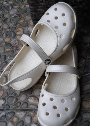 Кроксы crocs w 7 (наш 37,5-38) оригинал идеальное сост.