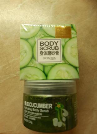 Скраб для тіла bioaqua cucumber hydrating body scrub 120 г