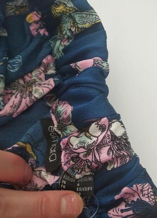 Невероятные брюки палаццо с красивым принтом5 фото
