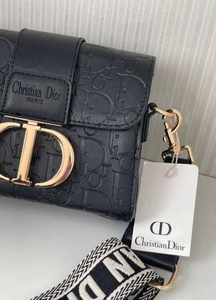 Брендова сумка christian dior montaigne black6 фото