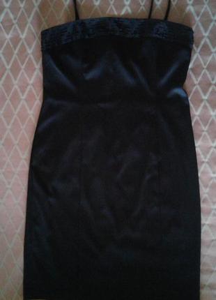 Платье бюстье атласное вечернее коктейльное  бренд amaranto4 фото
