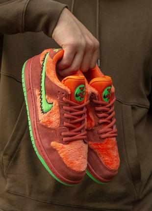 Жіночі кросівки nike sb dunk low grateful dead bears orange