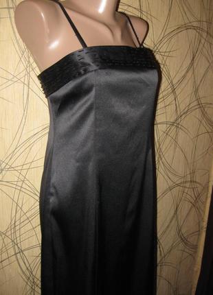 Платье бюстье атласное вечернее коктейльное  бренд amaranto2 фото