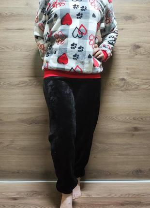 Махровая пижама женский домашний костюм3 фото